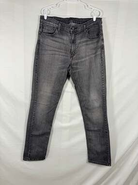 Levi's 511 Slim Fit Gray Faded Denim Jeans W36 L34